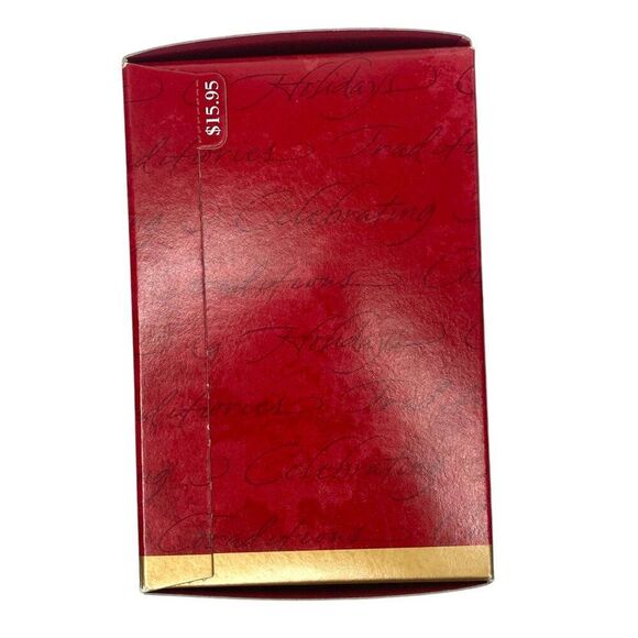 1999 Red Barn Pressed Tin Hallmark Keepsake Ornament - Picture 2 of 6